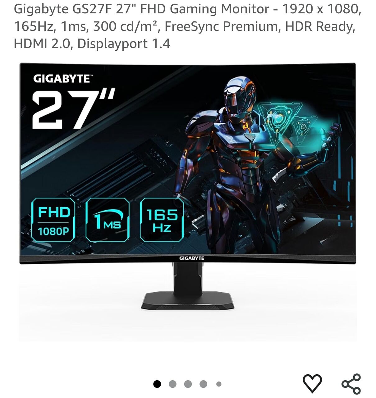 Jeddah, Computers, SAR 300,  Gaming Monitor