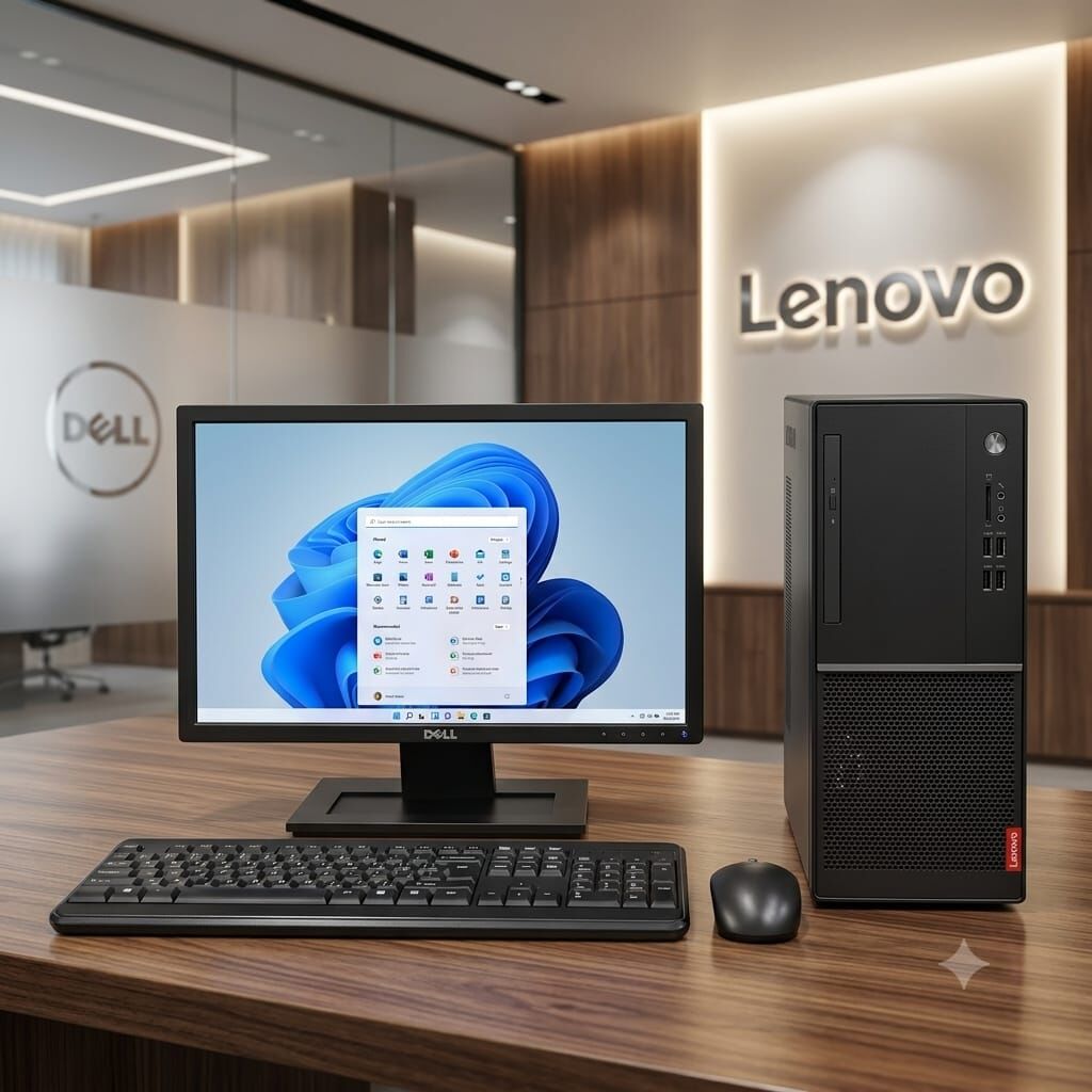 Manama, Computers, BHD 88,  Lenovo Core I5 7th Gen 3.0Ghz 16GB RAM 256GB SSD 19" Monitor Computer Set Ready To Use