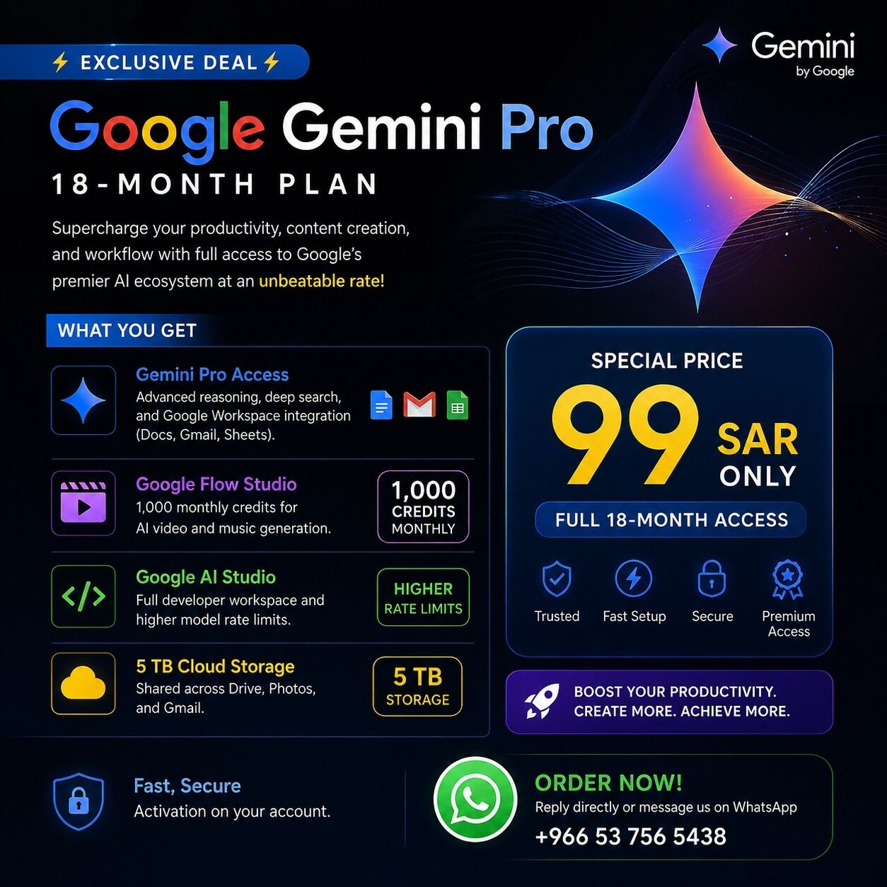 Riyadh, Software Development, Google AI PRO For 18 Months In Just 99 SAR