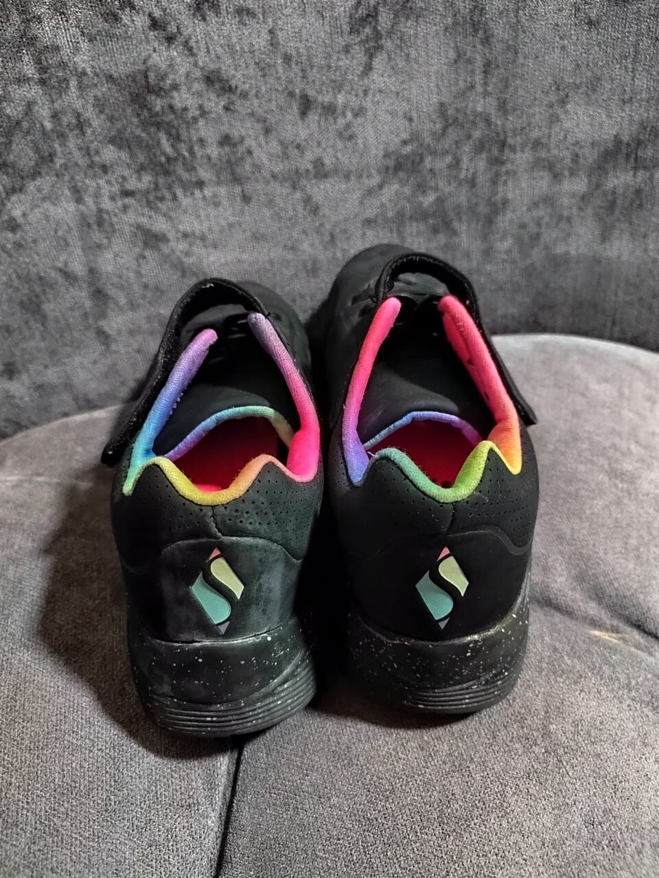 Umm Al Hamam, Baby & Kid Stuff, SAR 95,  Skechers UNO Lite Rainbow Specks Kids Sneakers &ndash; EU 35.5 / US 3.5 &ndash; Black Multi