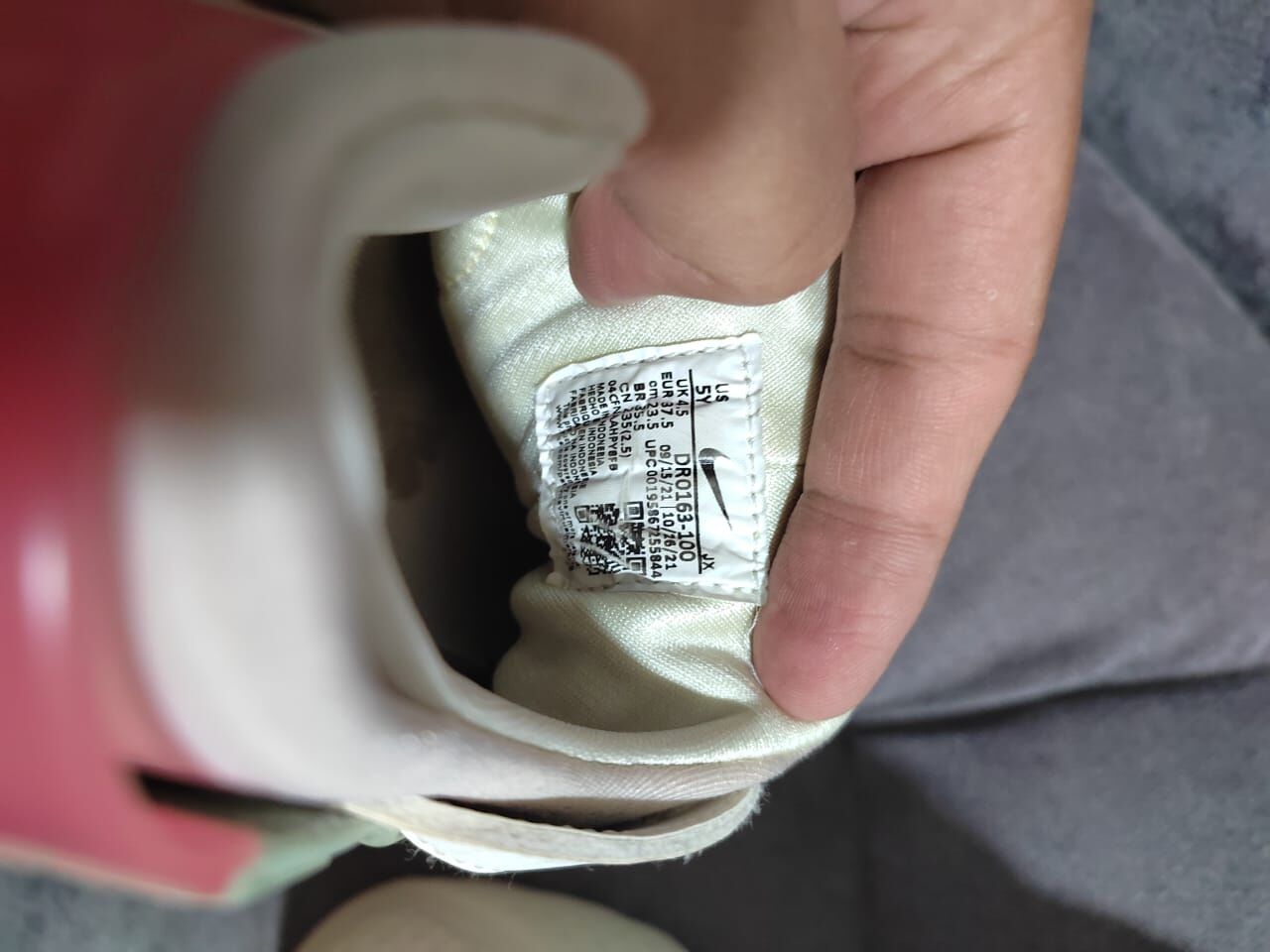 Umm Al Hamam, Baby & Kid Stuff, SAR 95,  Nike Huarache Run GS Sneakers &ndash; White/Seafoam &ndash; EU 37.5 / US 5Y