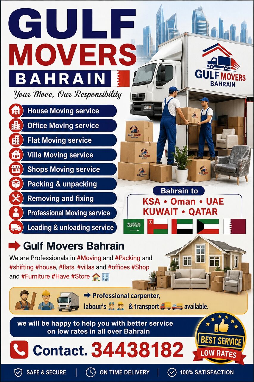 Amwaj Islands, Labor/Moving, House Shifting Service In Bahrain