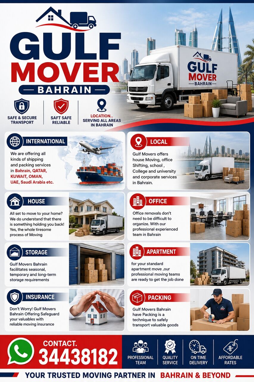 Hidd, Labor/Moving, Gulf Mover Bahrain