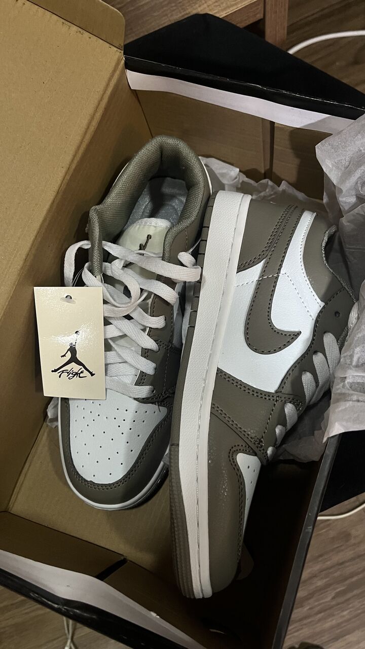Dammam, Clothing & Accessories, SAR 270,  Air Jordan 1 Low Style In Olive Green
