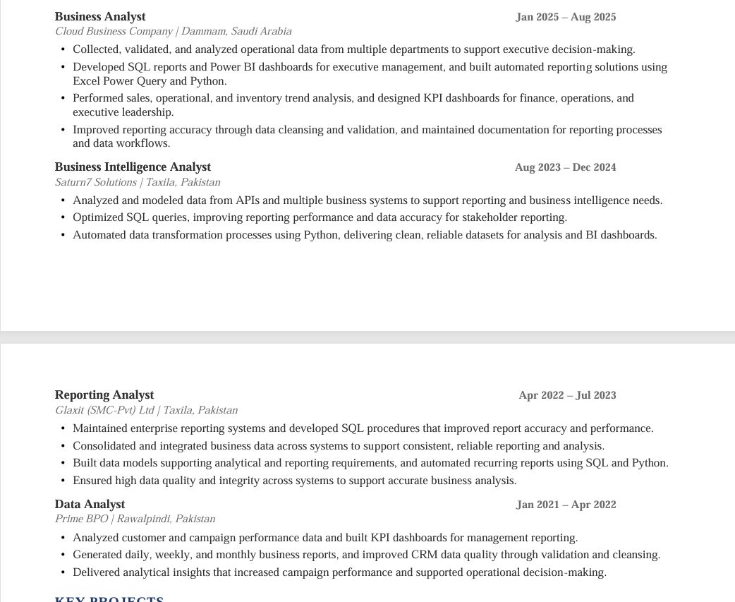 Riyadh, Job Seekers, Data Specialist: Data Entry / Reporting / BI / Data Analyst (B.Sc. Software Eng )