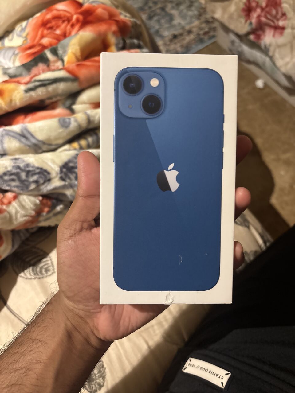 Dammam, Mobile Phones, SAR 1450,  Iphone 13 256GB Blue 77% Battery In Excellent Scratchless Condition