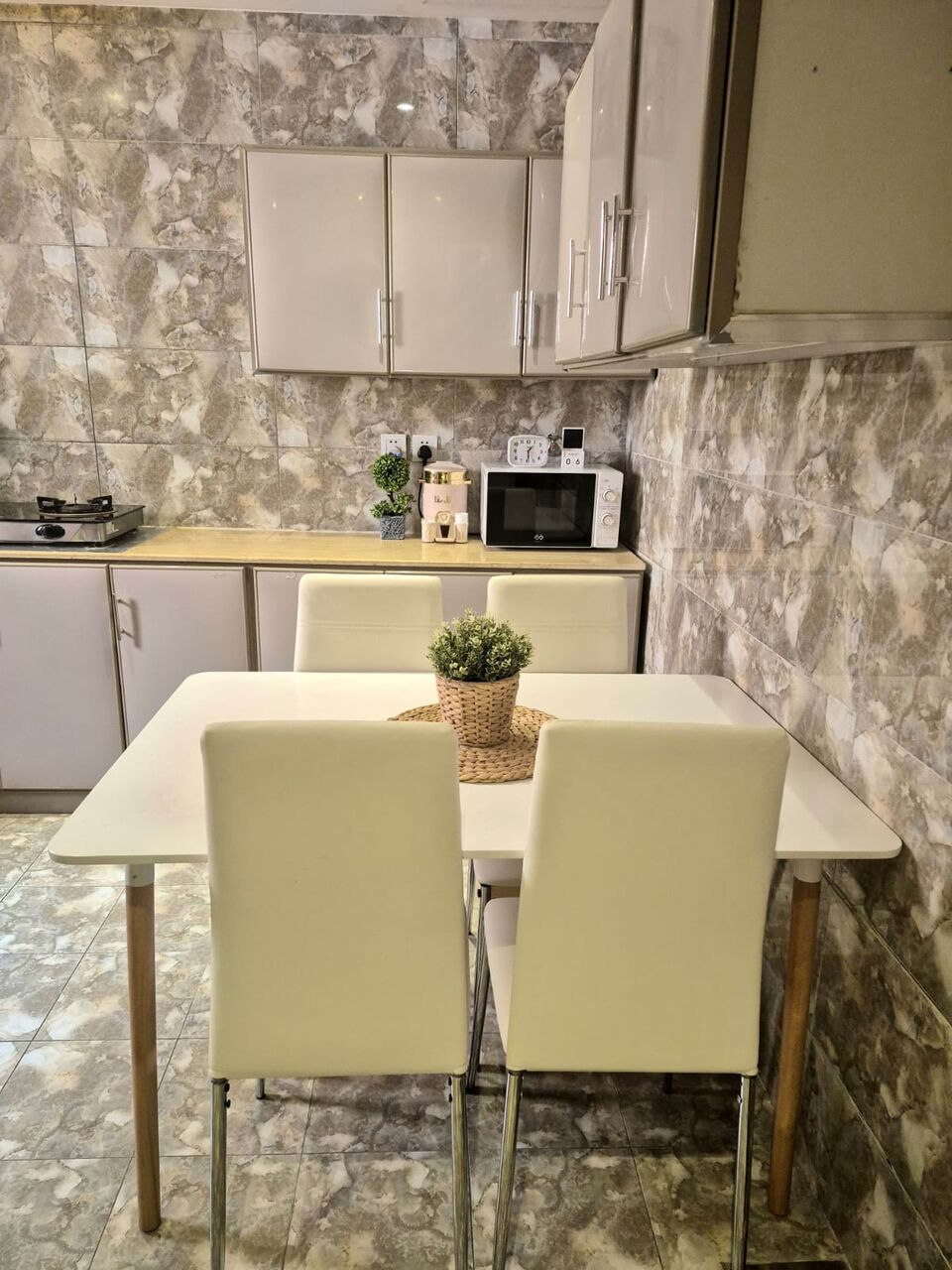 Al Malaz, Furniture, SAR 325,  Home Center Dining Table With 4 Chairs