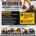 📢 URGENTLY REQUIRED – CIVIL MACHINERY, EQUIPMENT & VEHICLES  We Are Urgently Looking For