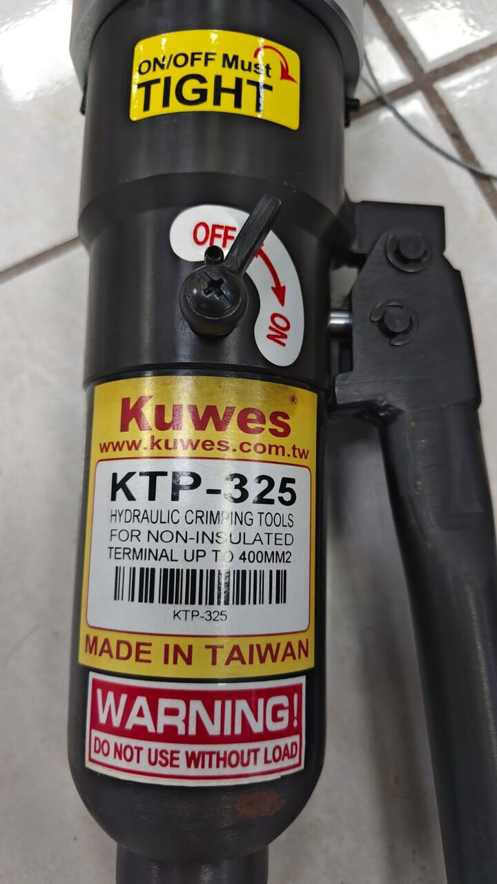 Jubail Industrial City, Tools, SAR 3200,  TP-325 MANUAL HYDRAULIC CRIMPING TOOLS - TIAWAN