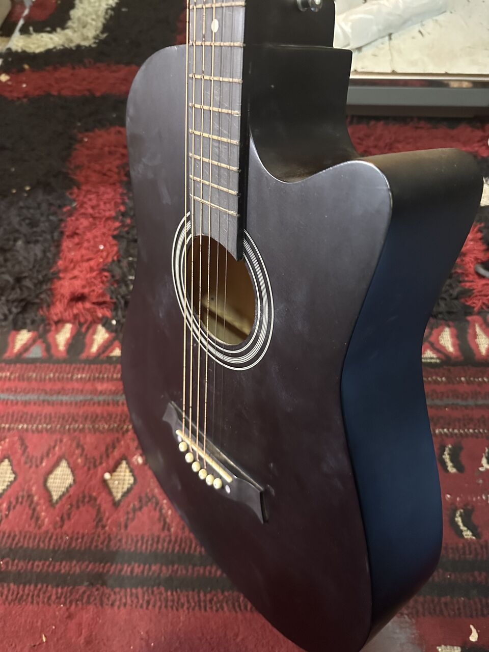 Jeddah, Musical Instruments, SAR 180,  Jidyous Acoustic Guitar For Sale In Jeddah (With Full Starter Kit/Accessories)