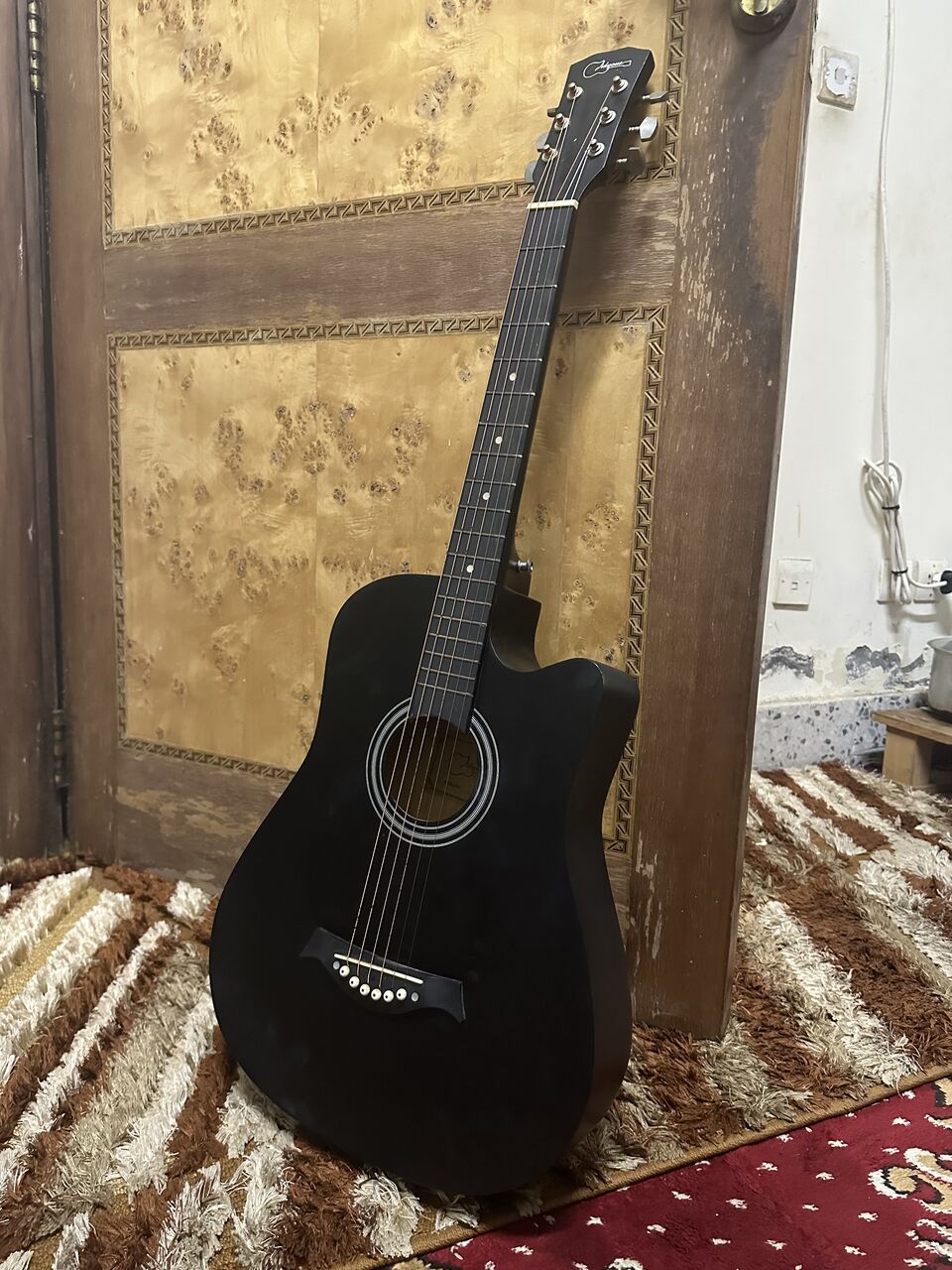 Jeddah, Musical Instruments, SAR 180,  Jidyous Acoustic Guitar For Sale In Jeddah (With Full Starter Kit/Accessories)