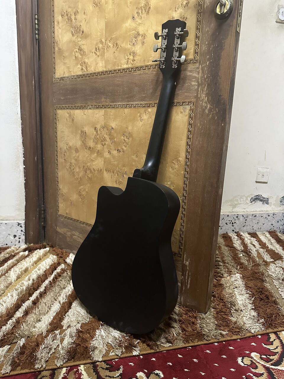Jeddah, Musical Instruments, SAR 180,  Jidyous Acoustic Guitar For Sale In Jeddah (With Full Starter Kit/Accessories)