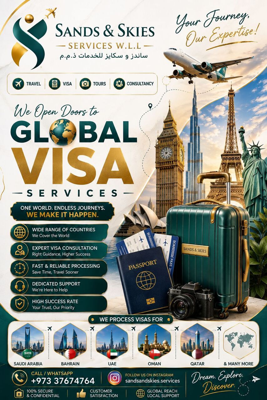 Manama, Marketing, 🌍 YOUR JOURNEY. PROFESSIONALLY PREPARED. ✈️
