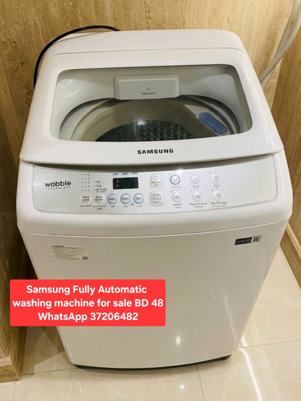 Manama, Appliances, BHD 48,  ✅️ Samsung Fully Automatic Washing Machine For Sale In Good Condition With Delivery