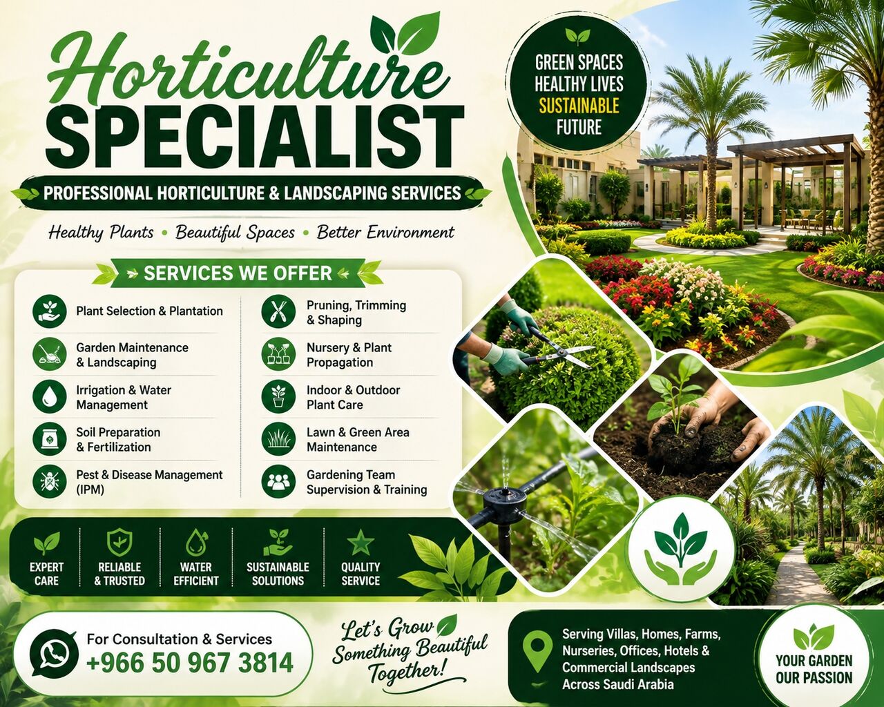 Jubail, Jobs, Horticulture Specialist