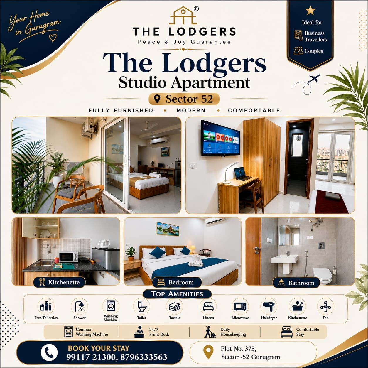 Gurgaon, Business, Studio Apartment In Gurgaon