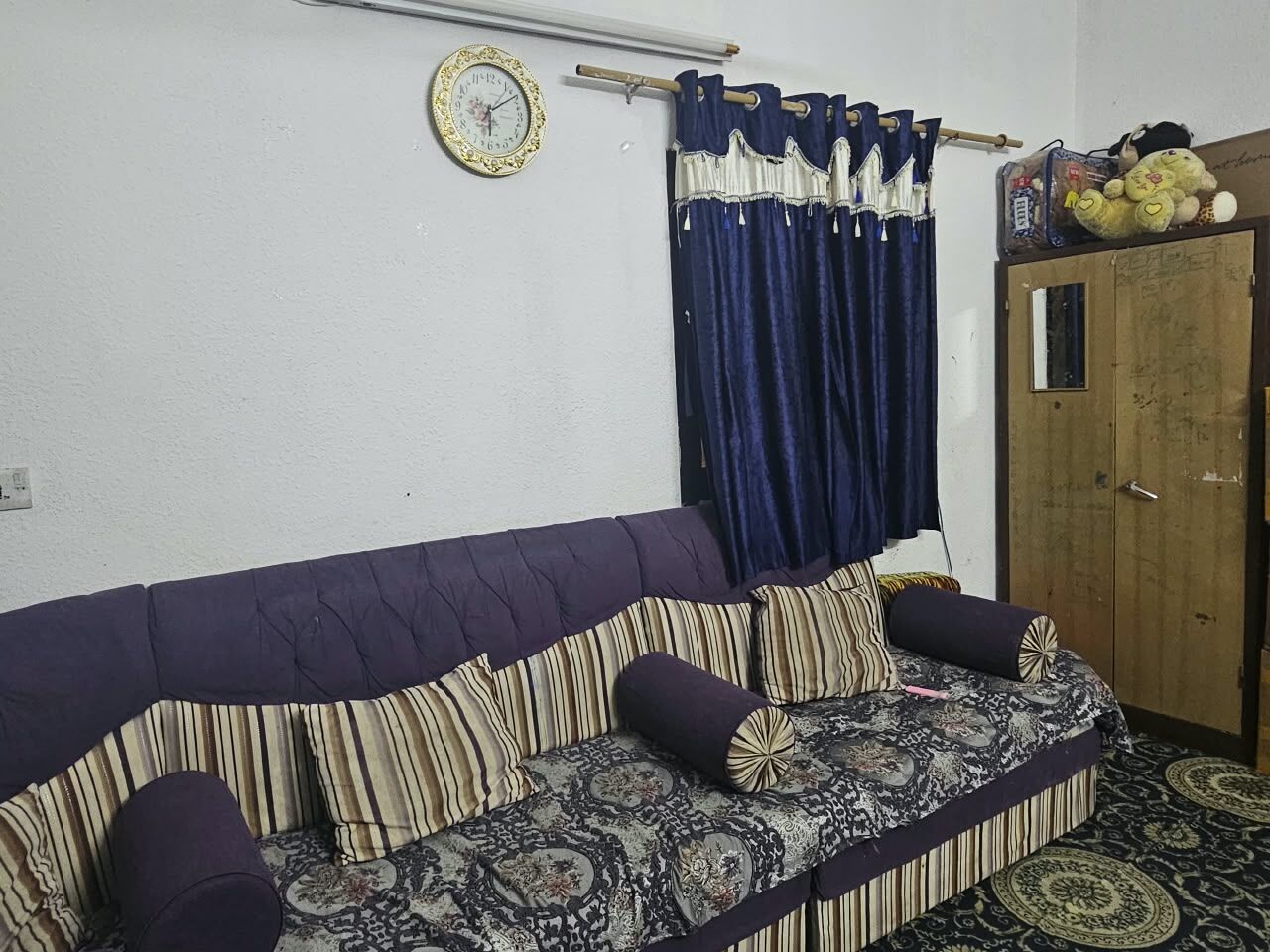 Hara, Furniture, SAR 100,  Sofa Set + Steel Almirah For Sale &ndash; Good Condition