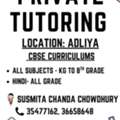 Experienced Private Tutor Available In Adliya. Grade: 1 - 4. CBSE Curriculam
