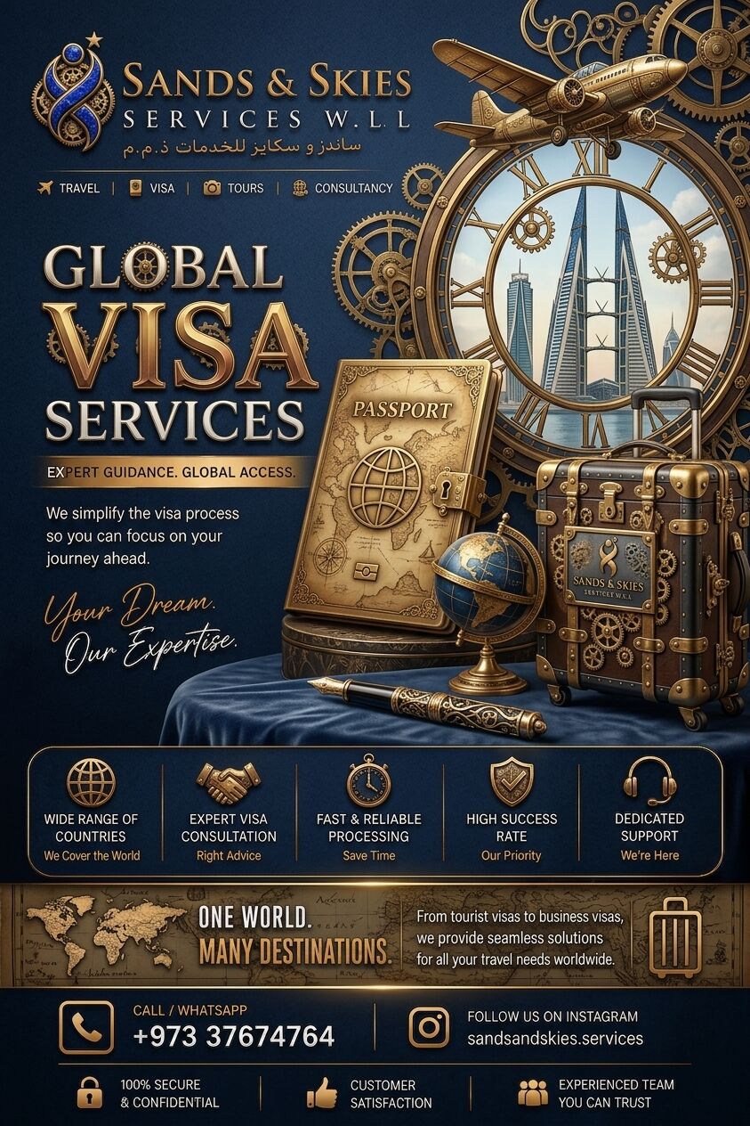 Manama, Marketing, 🌍 YOUR GLOBAL TRAVEL PARTNER ✈️