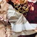 BHD 6,  Beige Curtains With Rings And Hook
