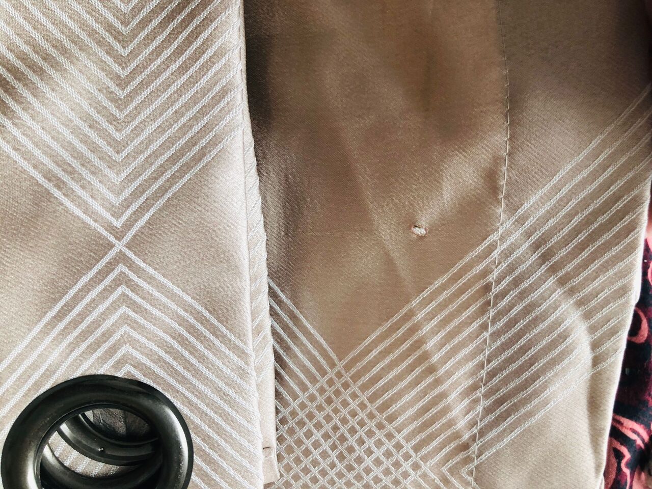 Manama, Furniture, BHD 4,  Beige Ring-Top Curtains