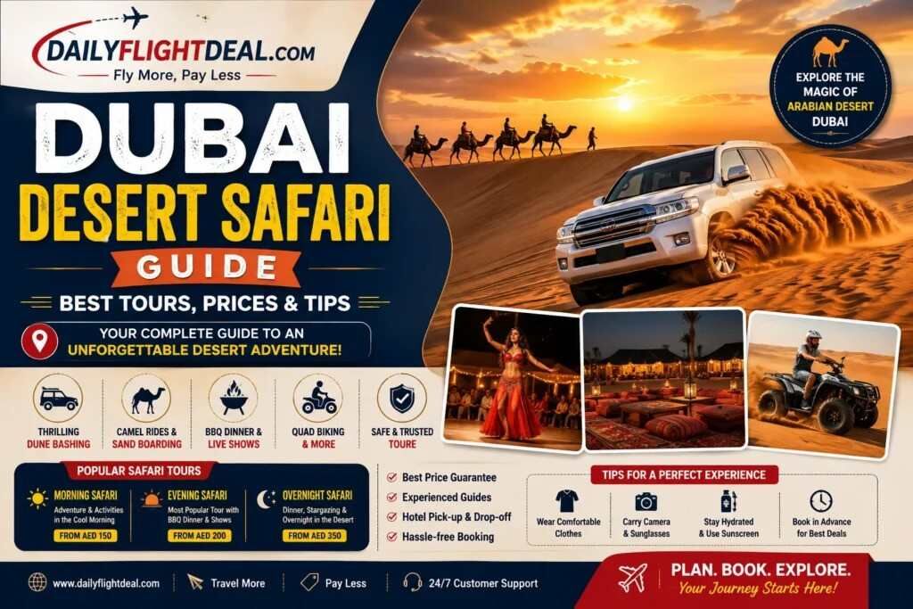 Seattle, Travel, Dubai Desert Safari Guide 2026: Tours, Prices & Essential Travel Tips