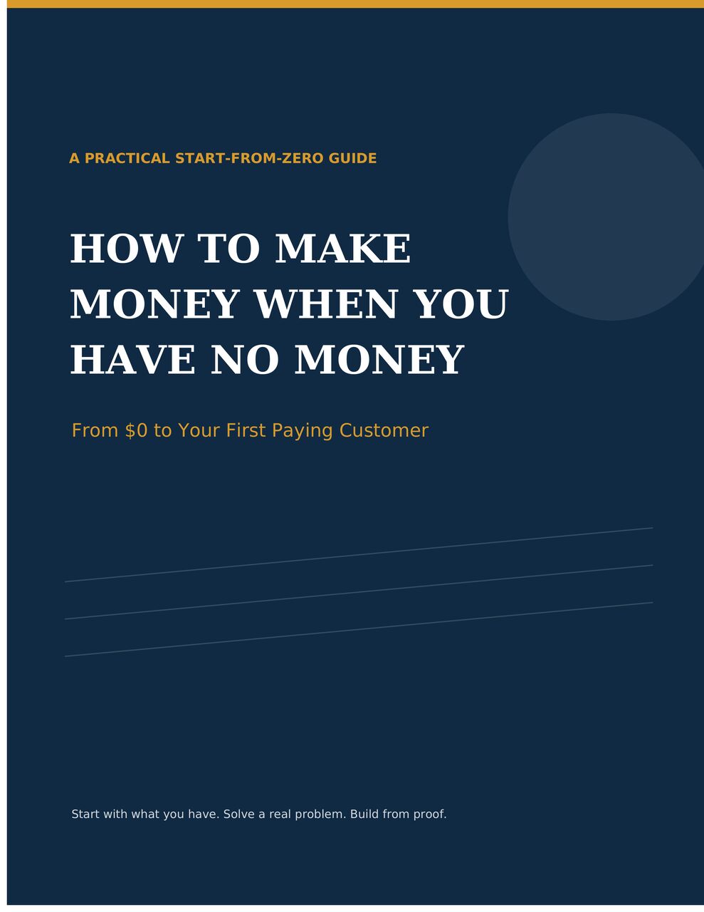 Manama, Books, How To Make Money When You Have No Money