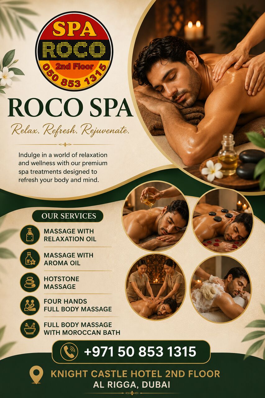 Al Rigga, Health, Roco Spa &ndash; Professional Massage & Relaxation