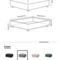 SAR 350,  Footstool With Storage From Ikea