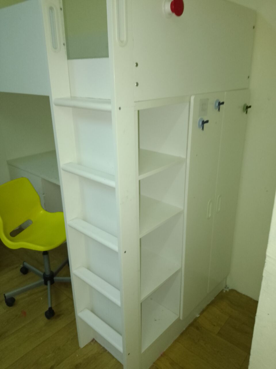 Jeddah, Household Items, SAR 190,  Ikea Kids Bed With Table And Storage Closet