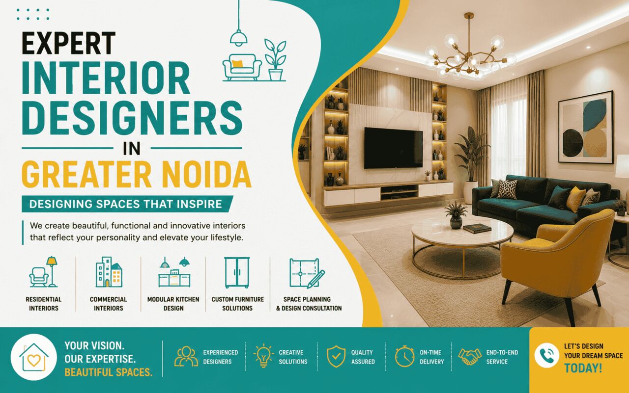 Greater Noida, Interior Design, Transform Your Space With Expert Interior Designers In Greater Noida