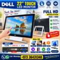 BHD 52,  DELL Touch HDMI Monitor 22" Full HD IPS Very Good Working Plug & Play WhatsApp 36431340