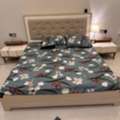 SAR 750,  180x200 Bed,Mattress & Side Table - Home Center