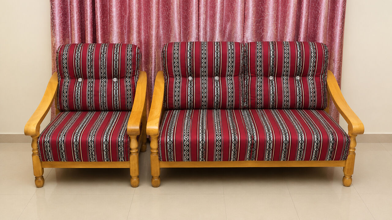 Gudaibiya, Furniture, BHD 55,  Sofa Set 2+1 BD 30 And 3 Doors Cupbord BD 25 Negotiable