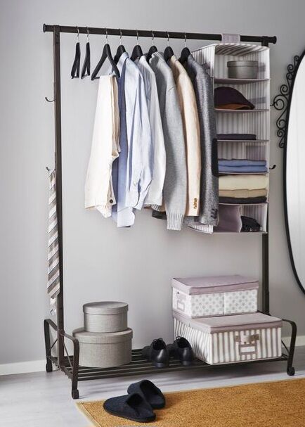 Akrabia, Furniture, SAR 1,  120/- IKEA Black Clothing Shoe Stand , 80/- White Cloth Stand