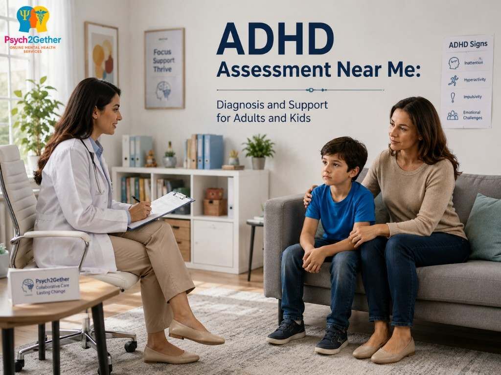 London, Health, ADHD Assessment Near Me | Psych2gether