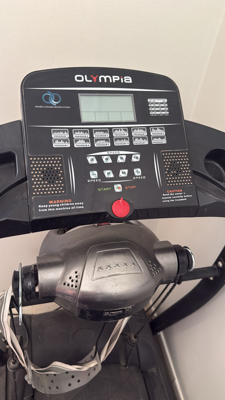 Riyadh, Household Items, SAR 950,  Treadmill Brand Olympia Urgent Sale