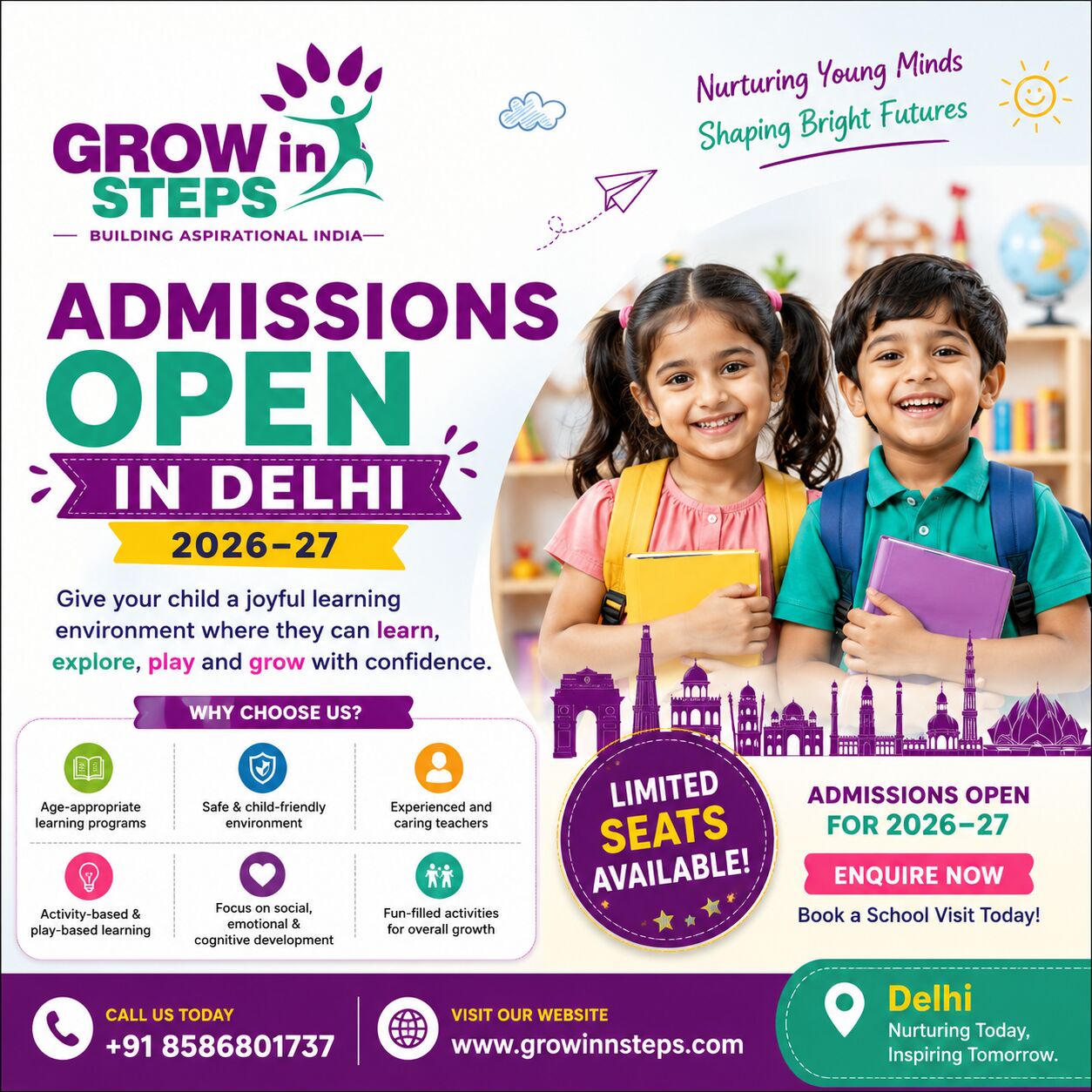 New Delhi, Daycare, Admissions Open In Delhi &ndash; Give Your Child The Right Start!