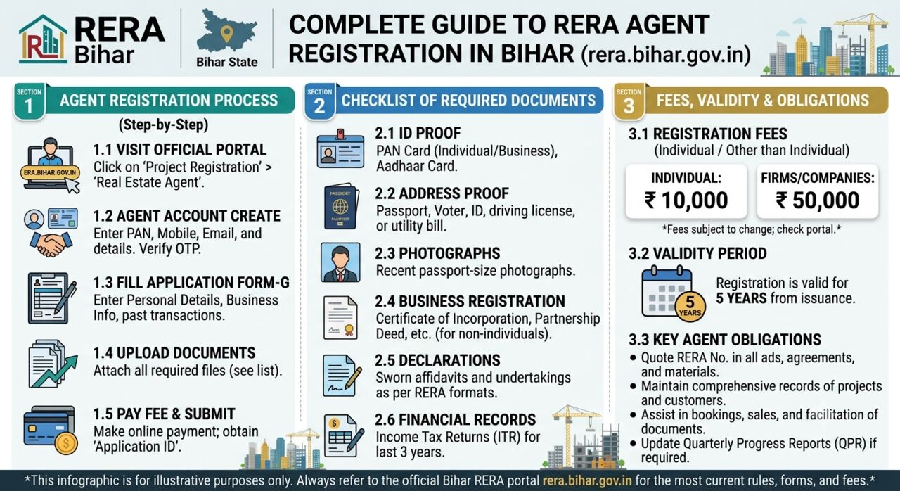 New Delhi, Real Estate, Bihar RRERA Registration: Process, Documents, Fees And Key Requirements