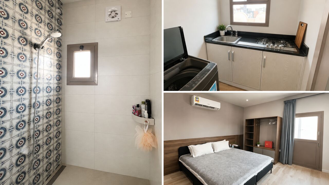 Tubli, Apartments, Flats, Houses & Villas, BHD 180/month,  Furnished,  Studio,  55 Sq. Meter,  Furnished Studio For Rent In Tubli Inclusive EWA