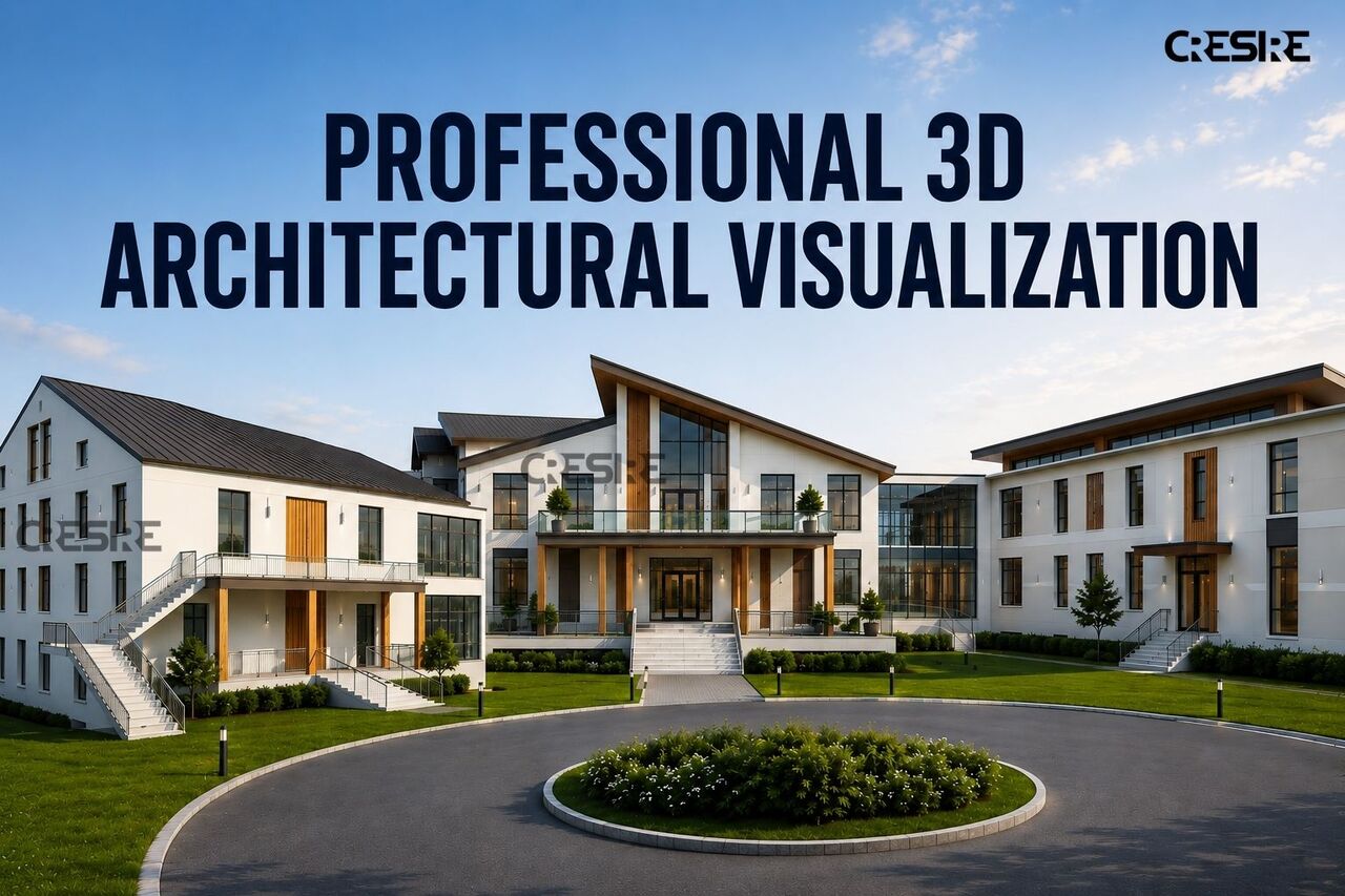 New York, Business, Professional 3D Architectural Visualization For Realistic Design Presentations