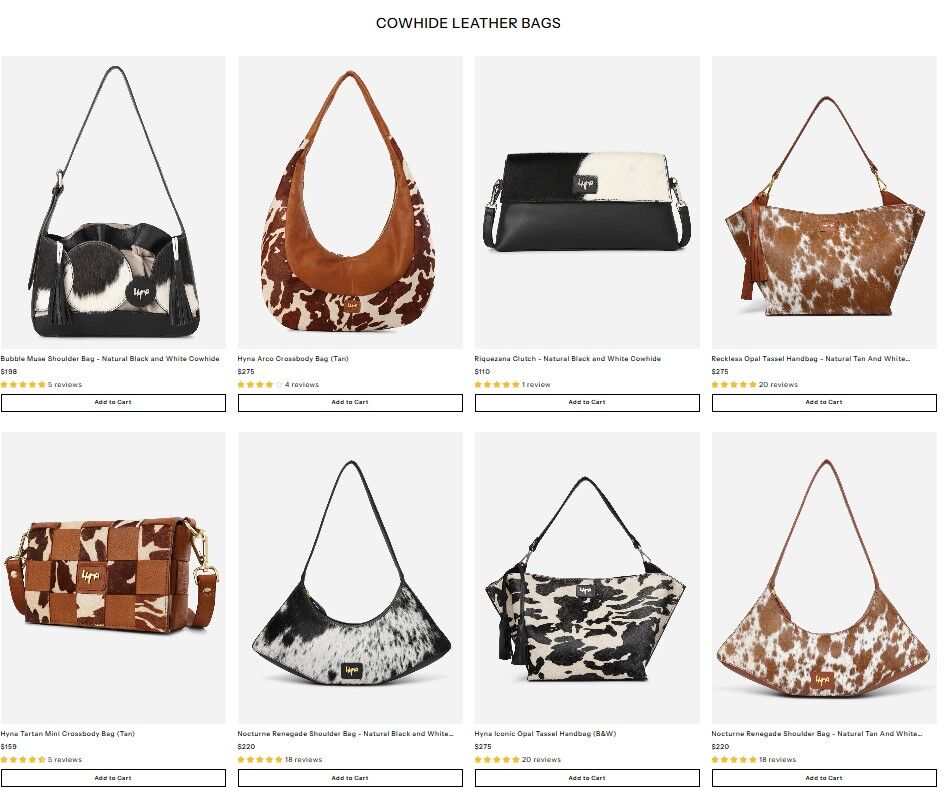 New York, Purses & Wallets, Cowhide Leather Bags: Timeless Style Meets Everyday Durability