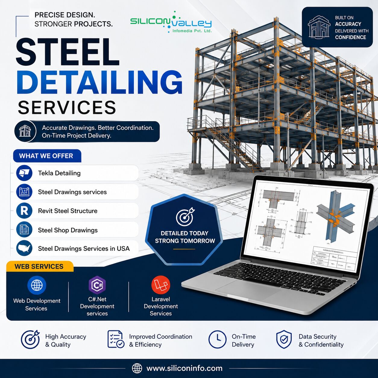 New York, Construction, Why Precision Matters In Steel Detailing Services For USA AEC Projects