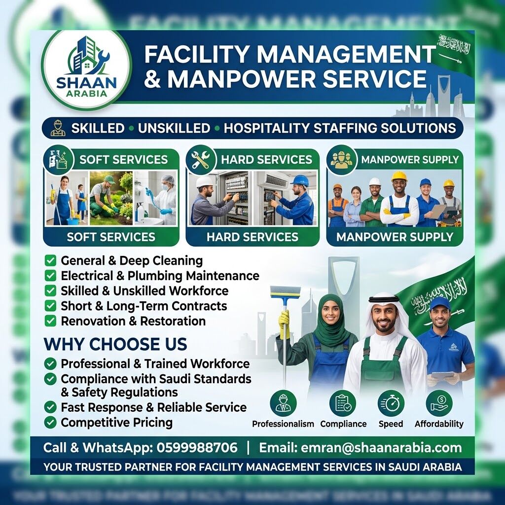 Jeddah, Construction, Facility Management | Industrial | Commercial | Hospitality Services✅ 0599988706..