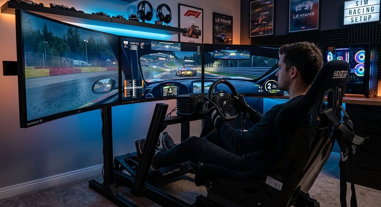 New York, Video Games, USD 1,  Premium Racing Simulator Cockpit &ndash; Build Your Ultimate Racing Setup