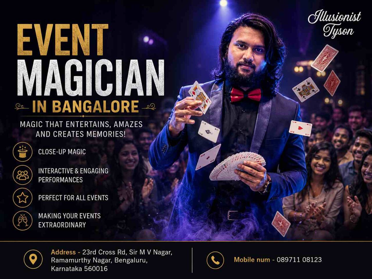 Bangalore, Business, Event Magician Bangalore For Unforgettable Magic & Live Entertainment
