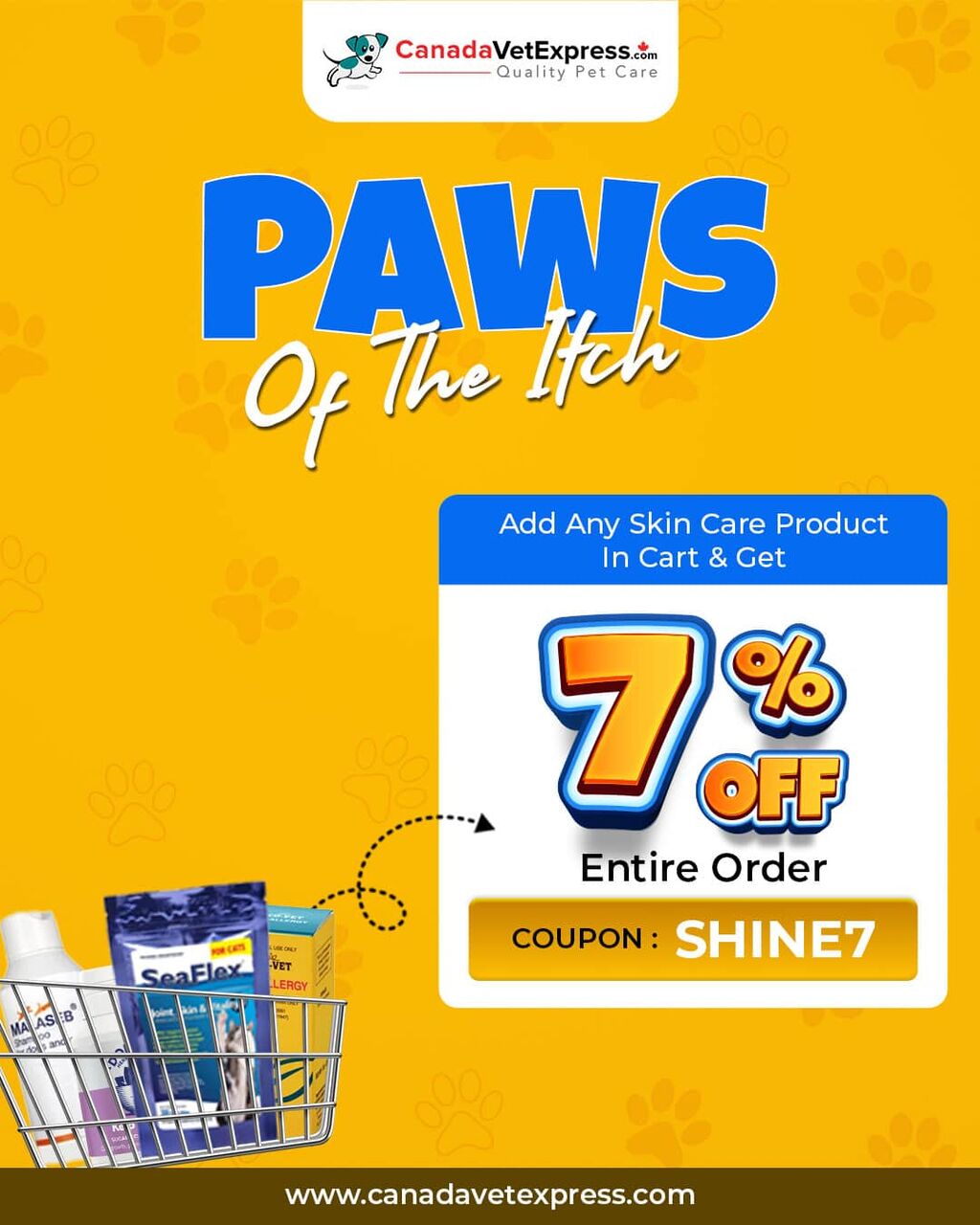 New York, Pet Supplies, Add Skin Care - Grab 7% OFF On Pet Supplies + Free Shipping