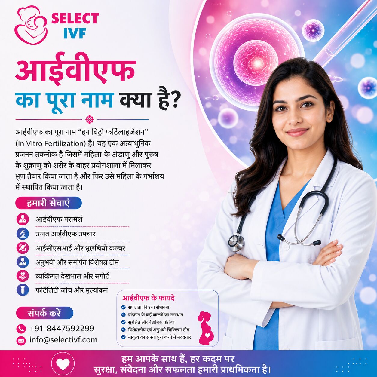 New Delhi, Health, आईवीएफ का पूरा नाम क्या है