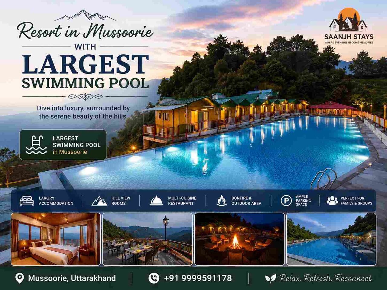 Mumbai, Travel, Resort In Mussoorie With Largest Swimming Pool