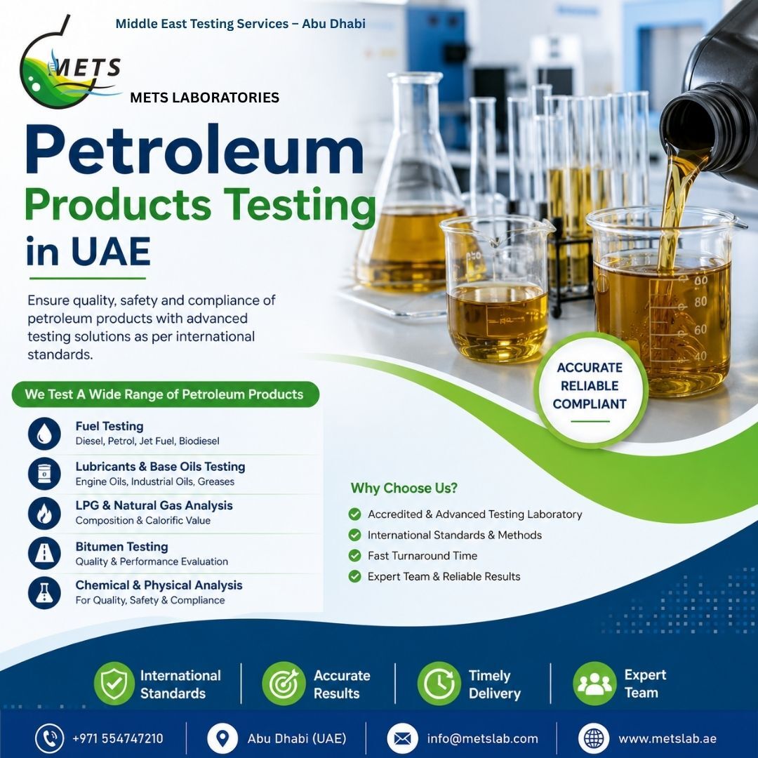 Abu Dhabi, Business, Trusted Petroleum Testing Laboratory In Abu Dhabi For Businesses